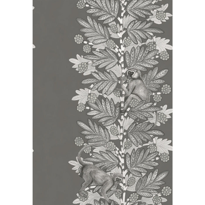 Cole & Son Acacia Charcoal & Silver Wallpaper Sample 109/11055.CS.0