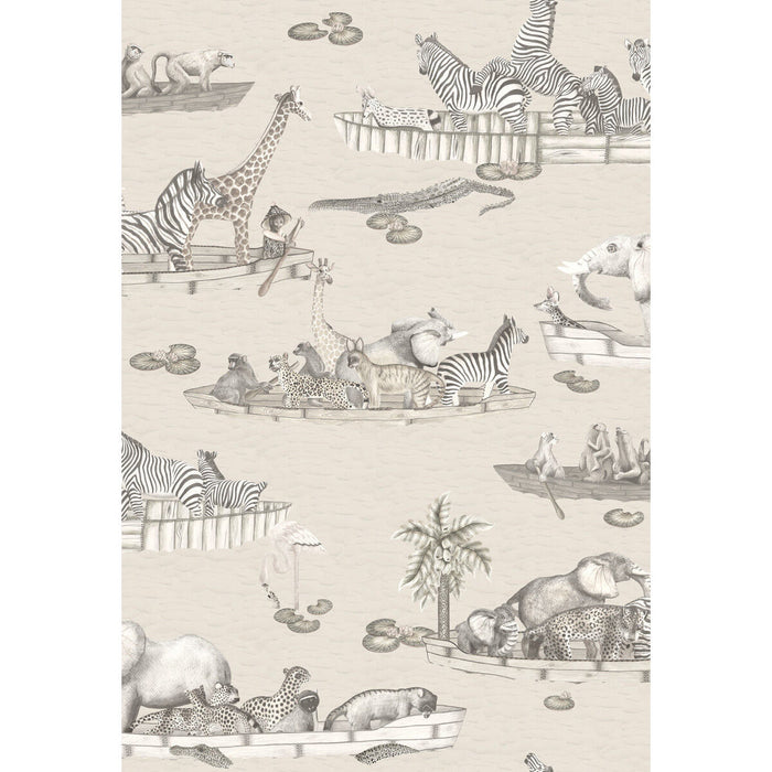 Cole & Son Zambezi Neutral Wallpaper Sample 109/14062.CS.0