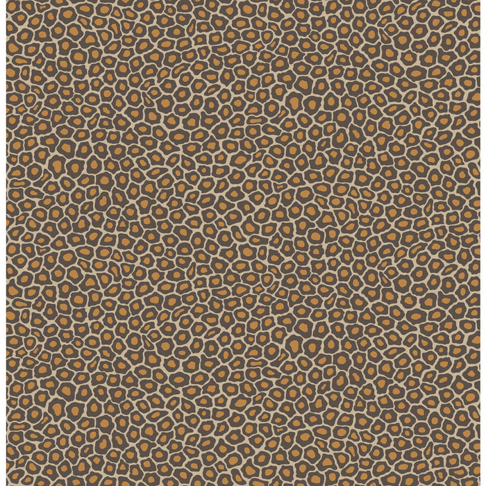 Cole & Son Senzo Spot Brown & Gold Wallpaper Sample 109/6027.CS.0