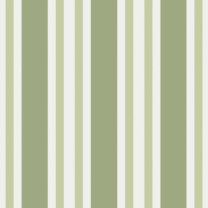 Cole & Son Polo Stripe Leaf Green Wallpaper Sample 110/1003.CS.0