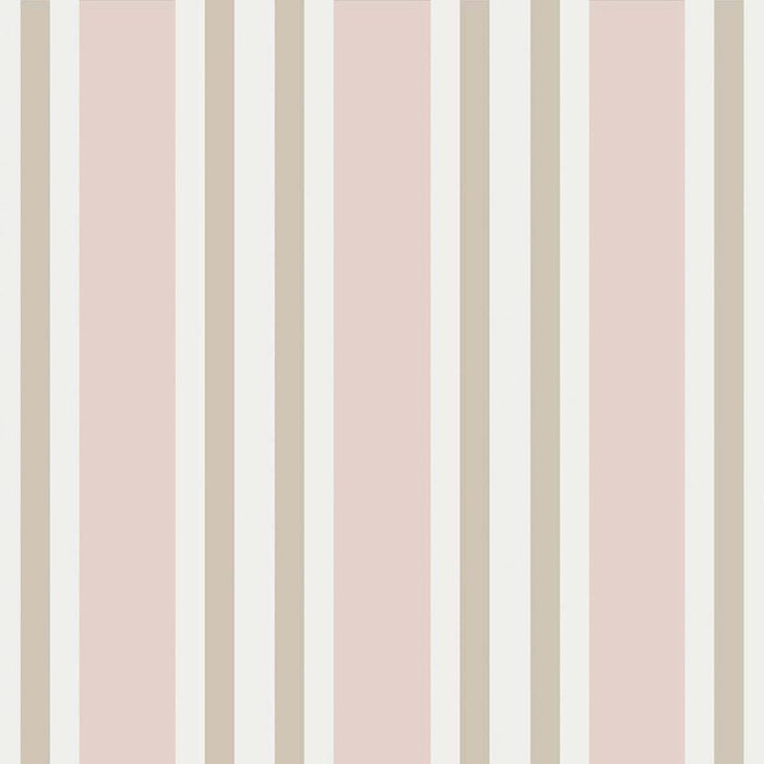 Cole & Son Polo Stripe Soft Pink Wallpaper Sample 110/1004.CS.0