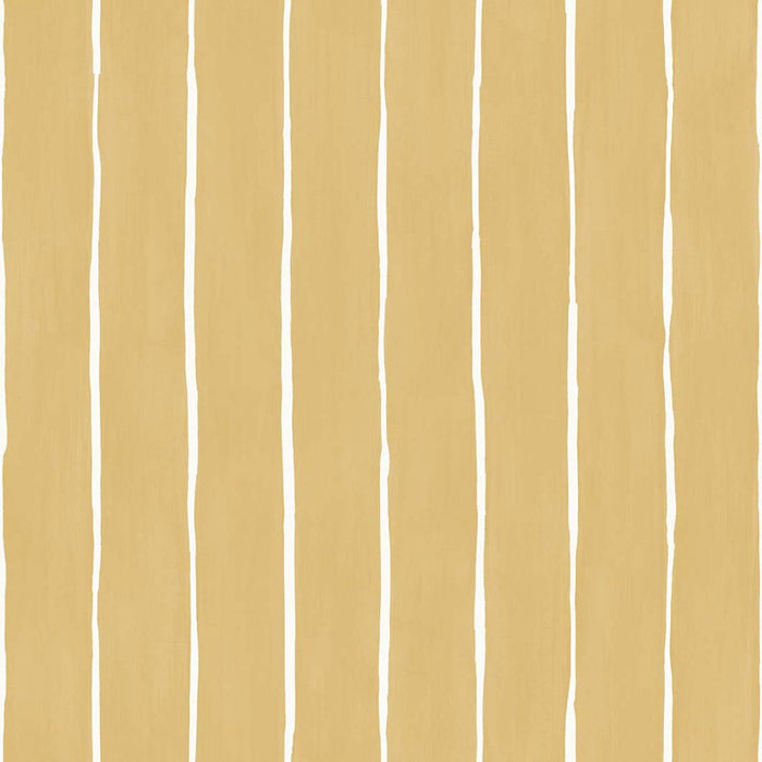 Cole & Son Marquee Stripe Mustard Wallpaper Sample 110/2010.CS.0