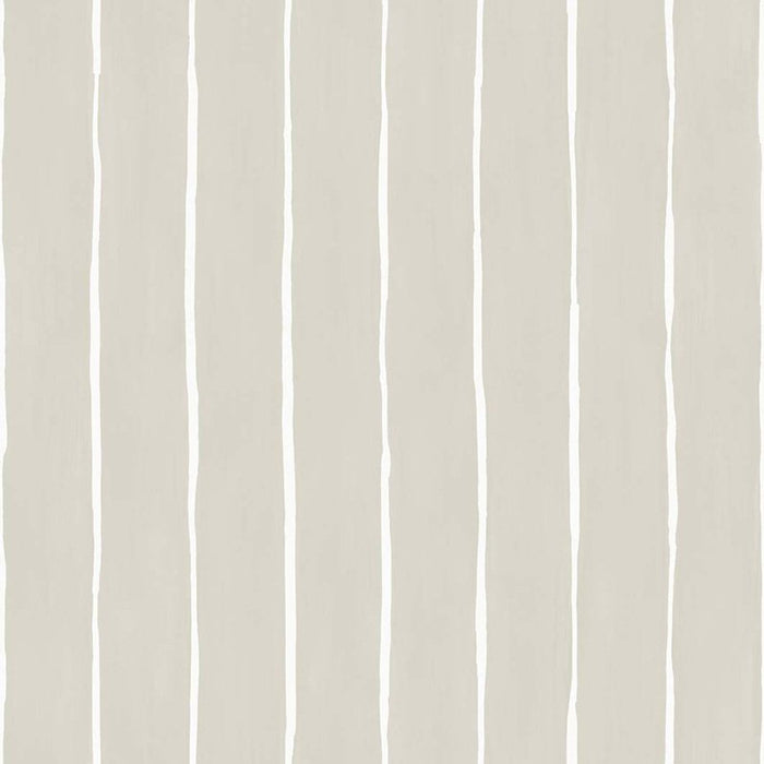 Cole & Son Marquee Stripe Soft Grey Wallpaper Sample 110/2011.CS.0