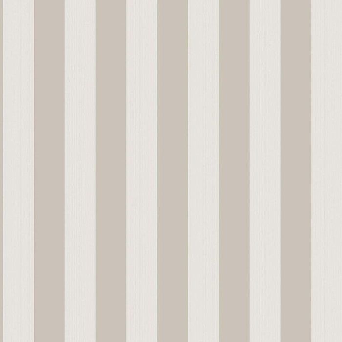 Cole & Son Regatta Stripe Stone/Parchment Wallpaper Sample 110/3015.CS.0