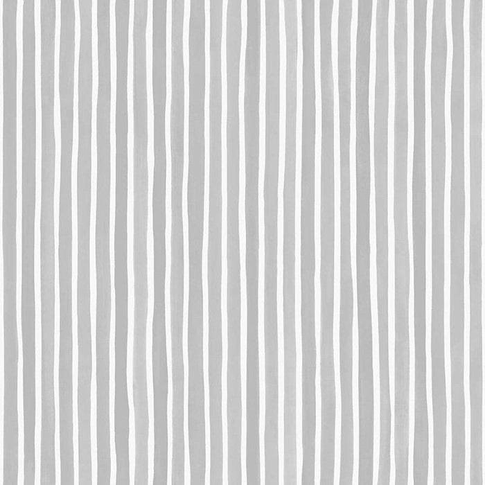 Cole & Son Croquet Stripe Soft Grey Wallpaper Sample 110/5028.CS.0