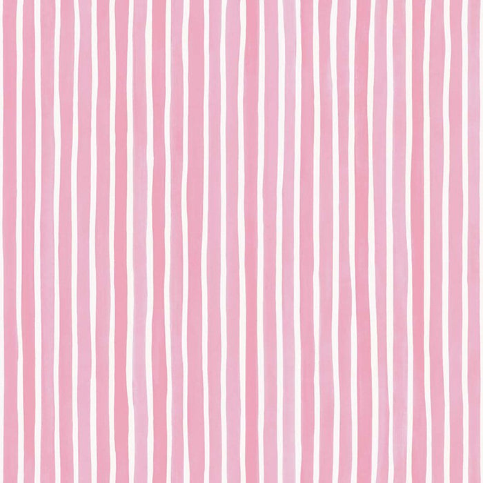 Cole & Son Croquet Stripe Soft Pink Wallpaper Sample 110/5029.CS.0