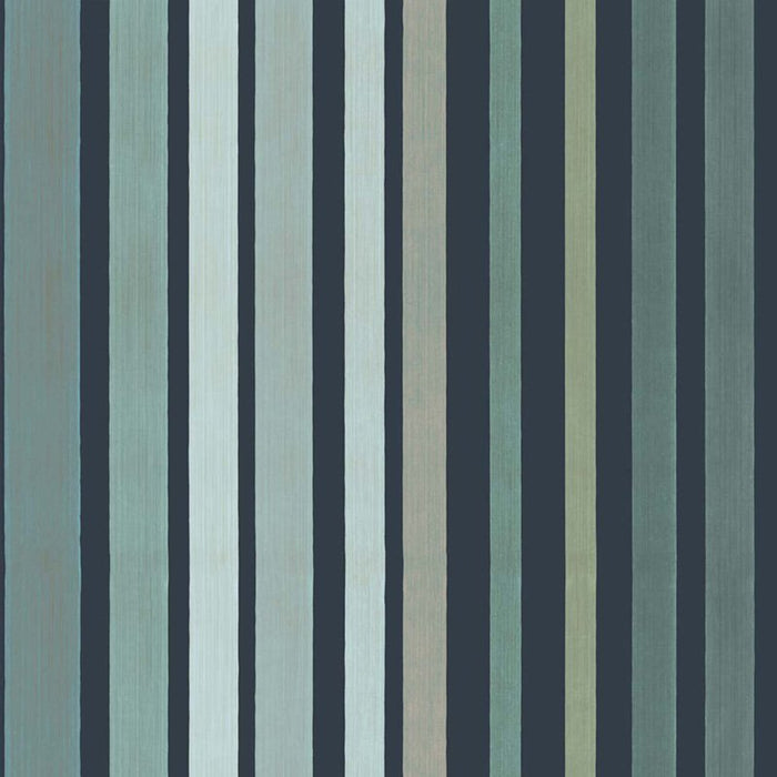 Cole & Son Carousel Stripe Frosty Green Wallpaper Sample 110/9041.CS.0