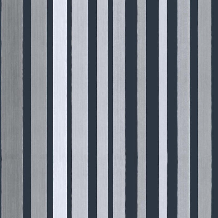 Cole & Son Carousel Stripe Grey Wallpaper Sample 110/9043.CS.0