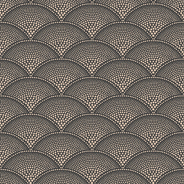 Cole & Son Feather Fan Charcoal/Bronze Wallpaper Sample 112/10033.CS.0