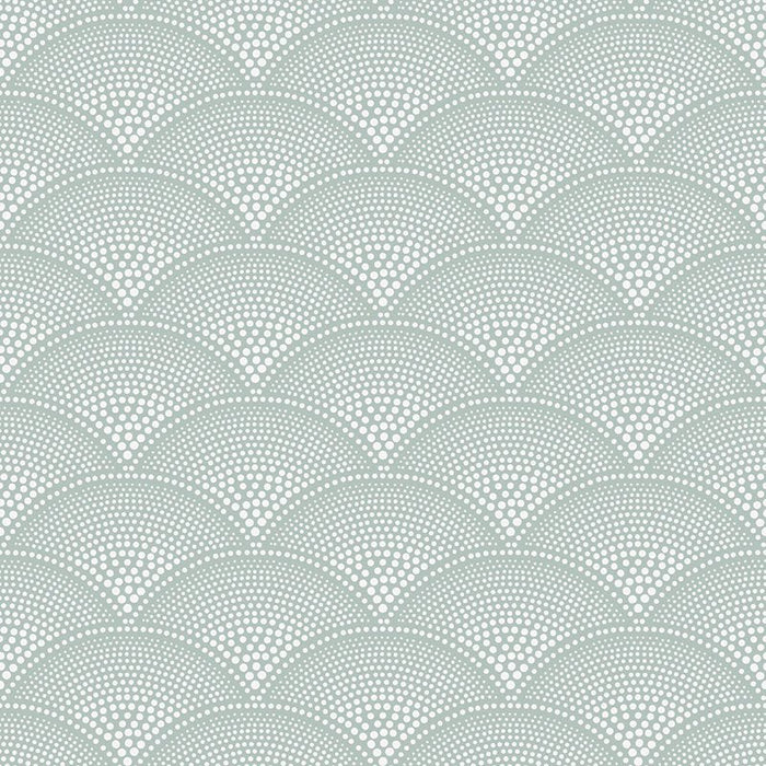 Cole & Son Feather Fan Print Room Blue Wallpaper Sample 112/10036.CS.0