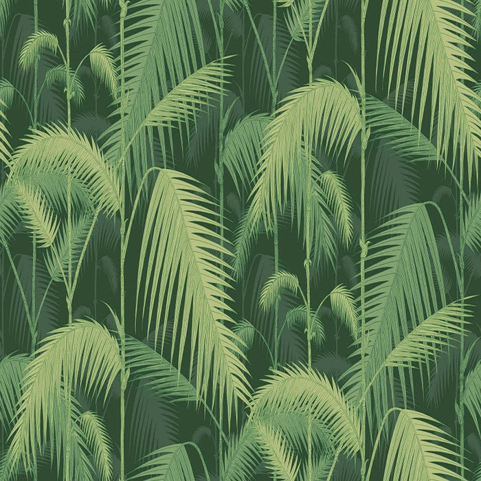 Cole & Son Palm Jungle Leaf Green Wallpaper Sample 112/1003.CS.0