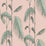 Cole & Son Palm Leaves Plaster Pink/Mint Wallpaper Sample 112/2005.CS.0