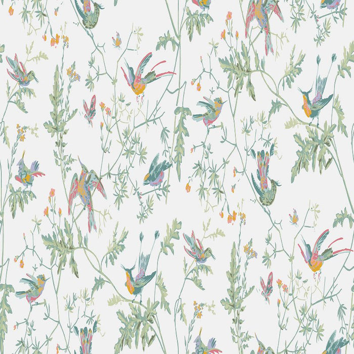 Cole & Son Hummingbirds Pastel Wallpaper Sample 112/4016.CS.0