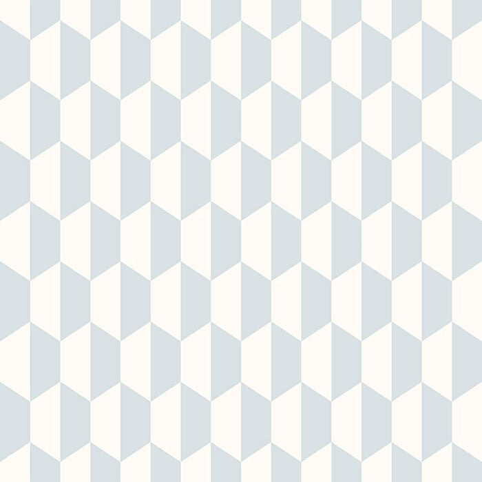 Cole & Son Petite Tile Powder Blue Wallpaper Sample 112/5018.CS.0