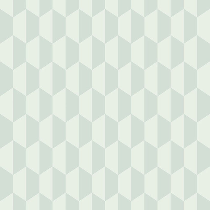 Cole & Son Petite Tile Fresh Duck Egg Wallpaper Sample 112/5020.CS.0