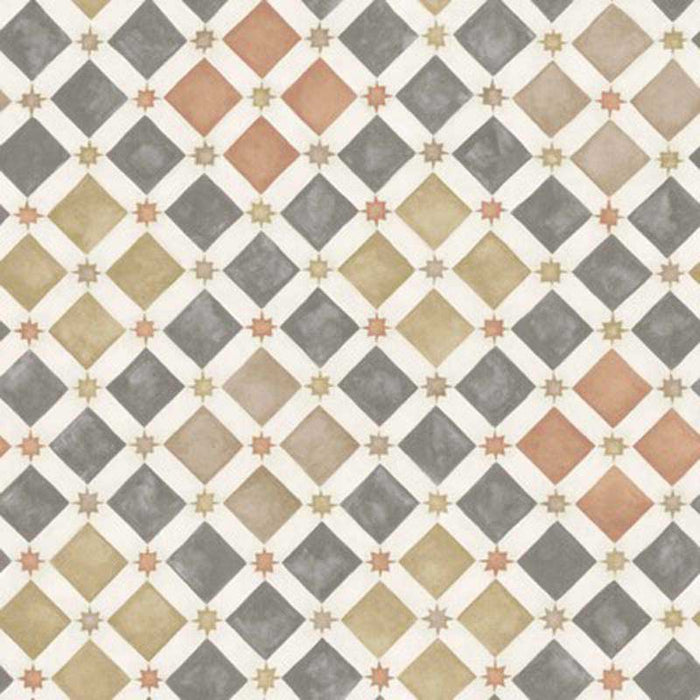 Cole & Son Zellige Spice & Charcoal Wallpaper Sample 113/11034.CS.0