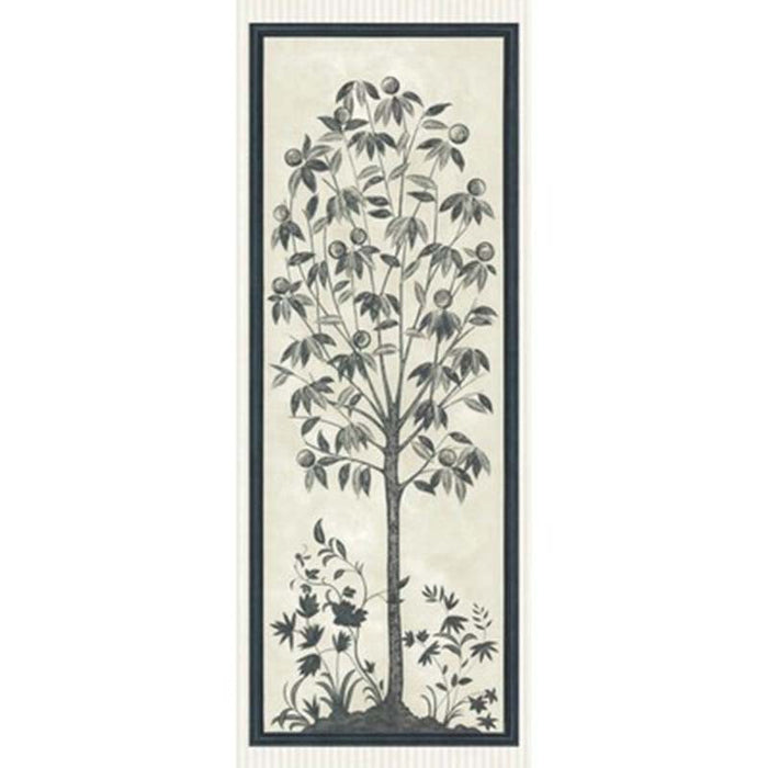 Cole & Son Trees Of Eden Life - Charcoal & Parchment Wallpaper Sample 113/14043.CS.0