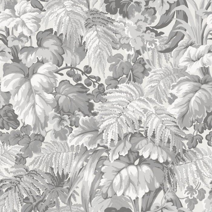 Cole & Son Royal Fernery Warm Grey Wallpaper Sample 113/3011.CS.0