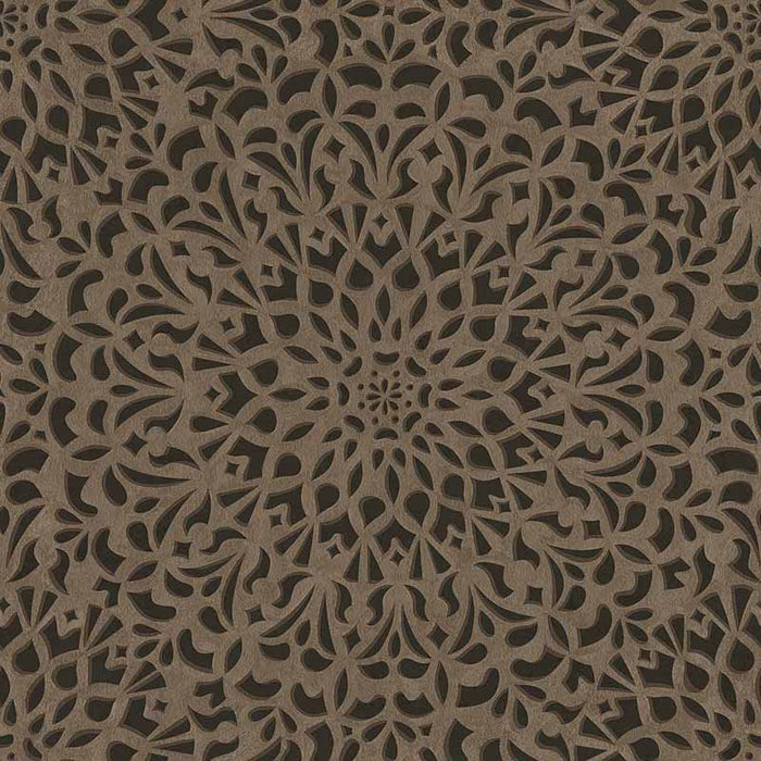 Cole & Son Medina Pewter & Charcoal Wallpaper Sample 113/7018.CS.0