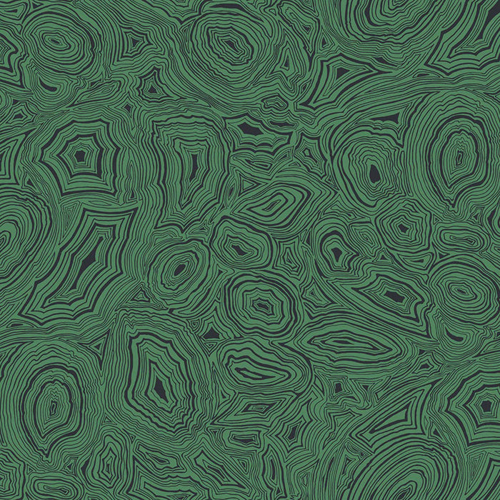 Cole & Son Malachite Emerald/Black Wallpaper Sample 114/17035.CS.0