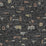 Cole & Son Mediterranea Charcoal & Metallic Wallpaper Sample 114/7014.CS.0