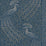 Cole & Son Pavo Parade Msilver/Denim Wallpaper Sample 116/8029.CS.0