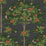 Cole & Son Orange Blossom Orange & Spring Green/Black Wallpaper Sample 117/1003.CS.0