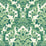 Cole & Son Lola Forest Greens On White Wallpaper Sample 117/13040.CS.0