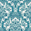 Cole & Son Lola Petrol Blues On White Wallpaper Sample 117/13042.CS.0