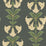 Cole & Son Angels Trumpet Cream/Olive Green/Charcoal Wallpaper Sample 117/3006.CS.0