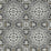 Cole & Son Piccadilly Grey & Metallic Gold On Black Wallpaper Sample 117/8022.CS.0