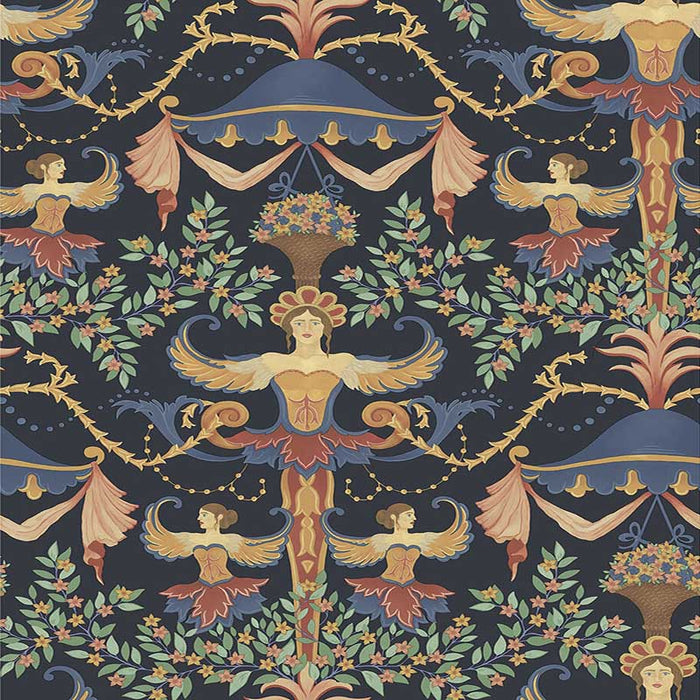 Cole & Son Chamber Angels Denim Wallpaper Sample 118/12027.CS.0