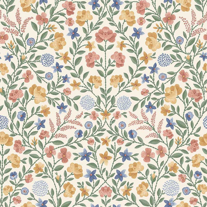 Cole & Son Court Embroidery Coral Wallpaper Sample 118/13029.CS.0