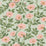 Cole & Son Hampton Roses R&Lgrn/Degg Wallpaper Sample 118/7014.CS.0