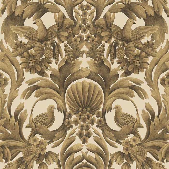 Cole & Son Gibbons Carving Mgld/Sand Wallpaper Sample 118/9019.CS.0