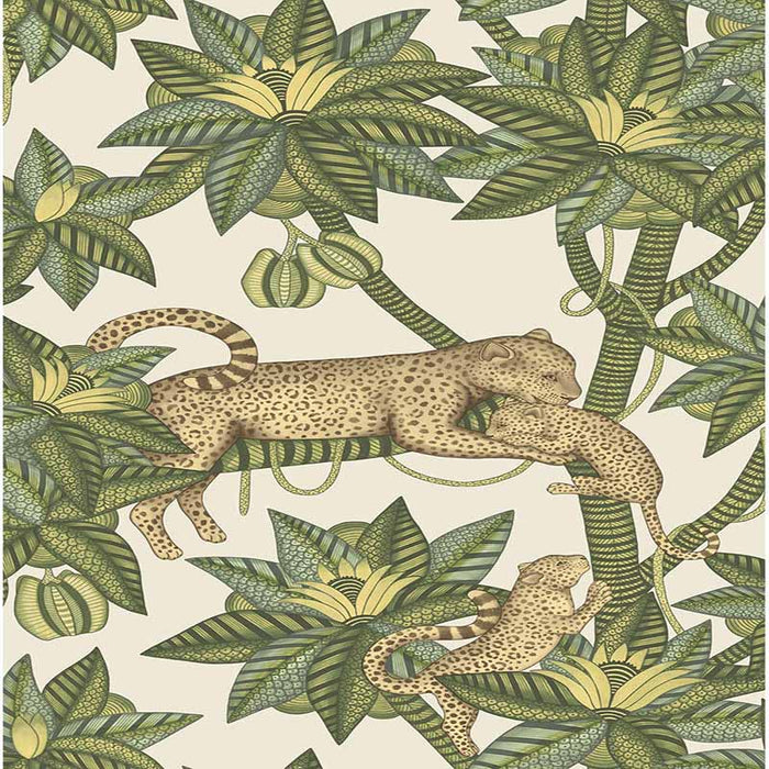 Cole & Son Satara Sprngrn&Snd/Linen Wallpaper Sample 119/3015.CS.0