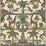 Cole & Son Afrika Kingdom Olgreen & Spgreen/Cream Wallpaper Sample 119/5026.CS.0