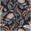 Cole & Son Nene Terracotta Midnight Wallpaper Sample 119/8038.CS.0