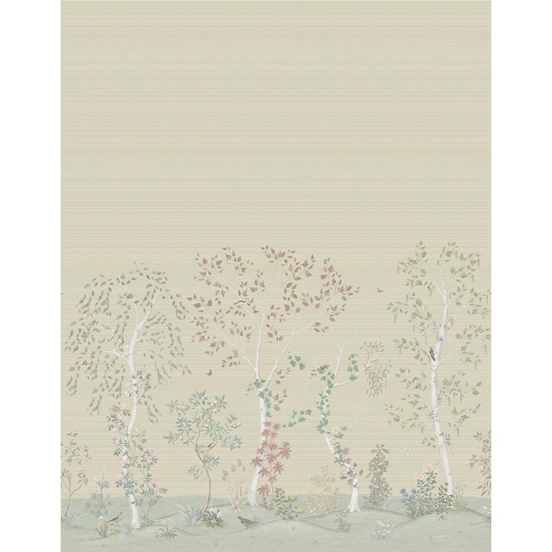 Cole & Son Seasonal Woods Oat Natural Wallpaper 120/6019G.CS.0