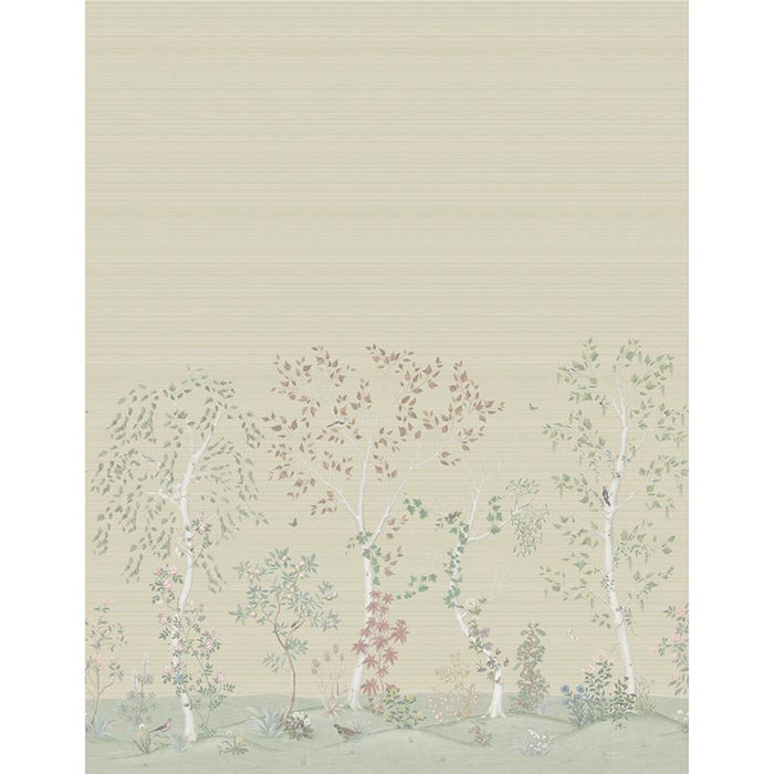 Cole & Son Seasonal Woods Oat Natural Wallpaper Sample 120/6019G.CS.0