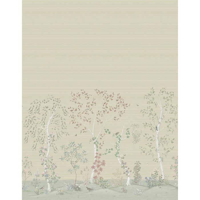 Cole & Son Seasonal Woods Oat Natural Wallpaper 120/6019G.CS.0