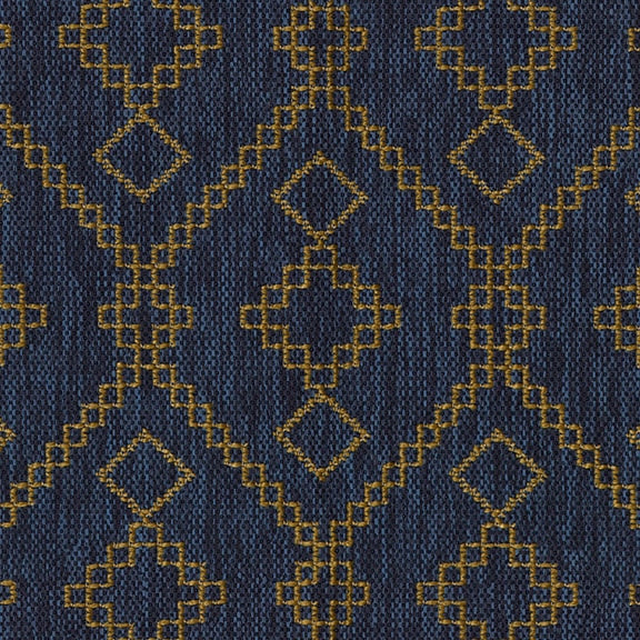 Brentano Homestead Deco Navy Fabric Sample 1214-10