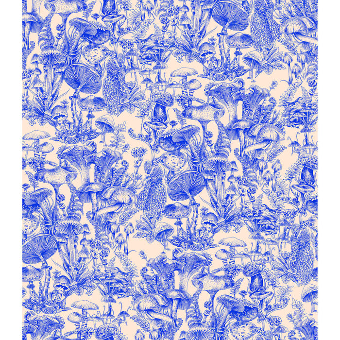 Cole & Son Fungi Forest Navy Wallpaper Sample 122/1002.CS.0