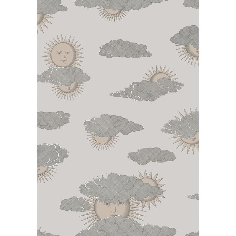 Cole & Son Soli E Nuvole Beige Wallpaper 123/2009.CS.0