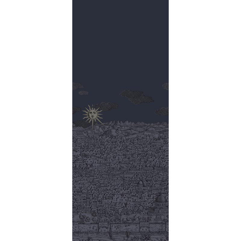 Cole & Son Vista Mediterranea Midnight Wallpaper 123/3013.CS.0