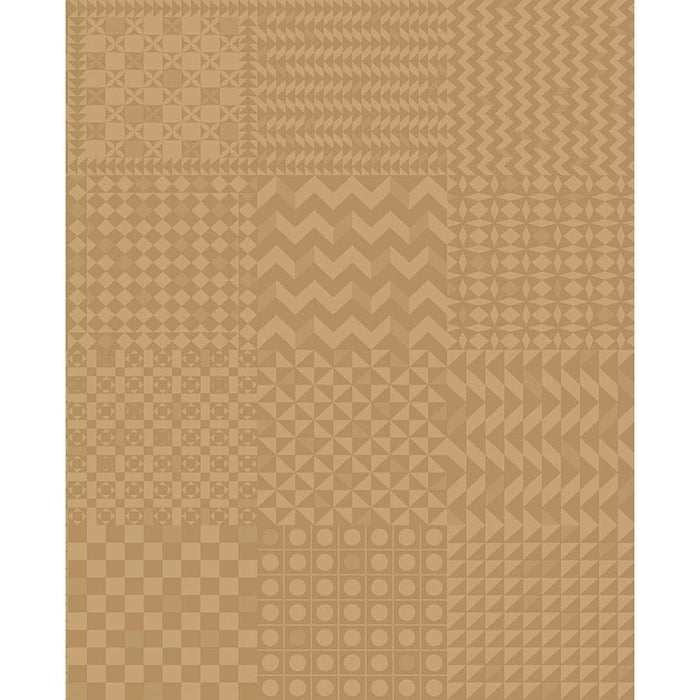 Cole & Son Geometrico Gold On Gold Wallpaper Sample 123/7035.CS.0