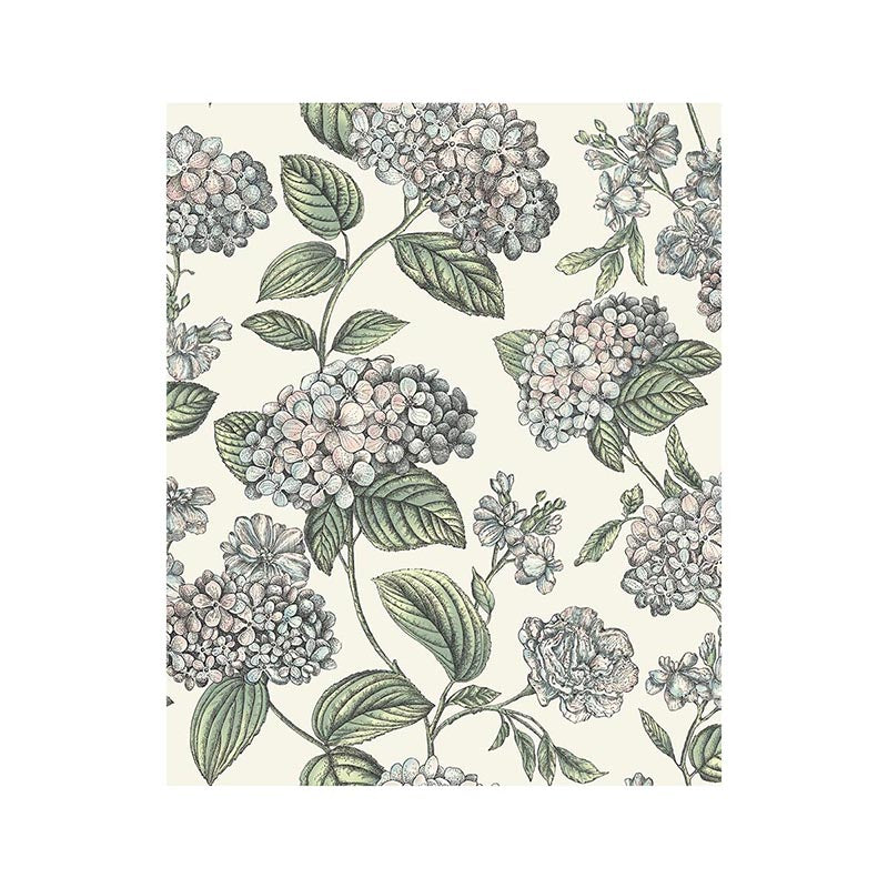 Cole & Son Ramo Di Ortensia Stone Wallpaper 123/8039.CS.0