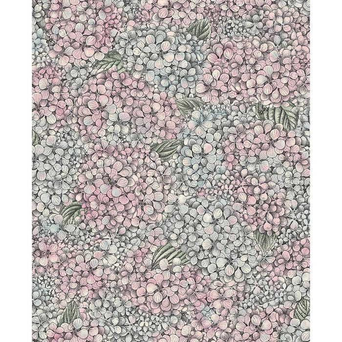 Cole & Son Ortensia Pink & Blue Wallpaper 123/9045.CS.0