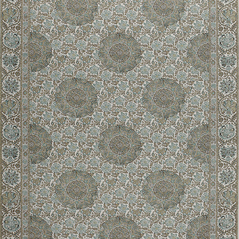 Schumacher Kaya Medallion Mineral Fabric 1296002