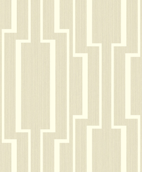 Seabrook Designs Large Geo Beige Wallpaper 1302505